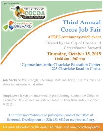 Cocoa Job Fair