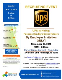 UPS Recruiting Event Flyer Template_Nov 16