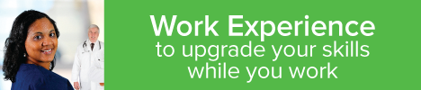 Work Experience job seekers to upgrade skills while you work image graphic