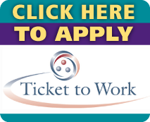 Ticket To Work-Click To Apply Form landing page