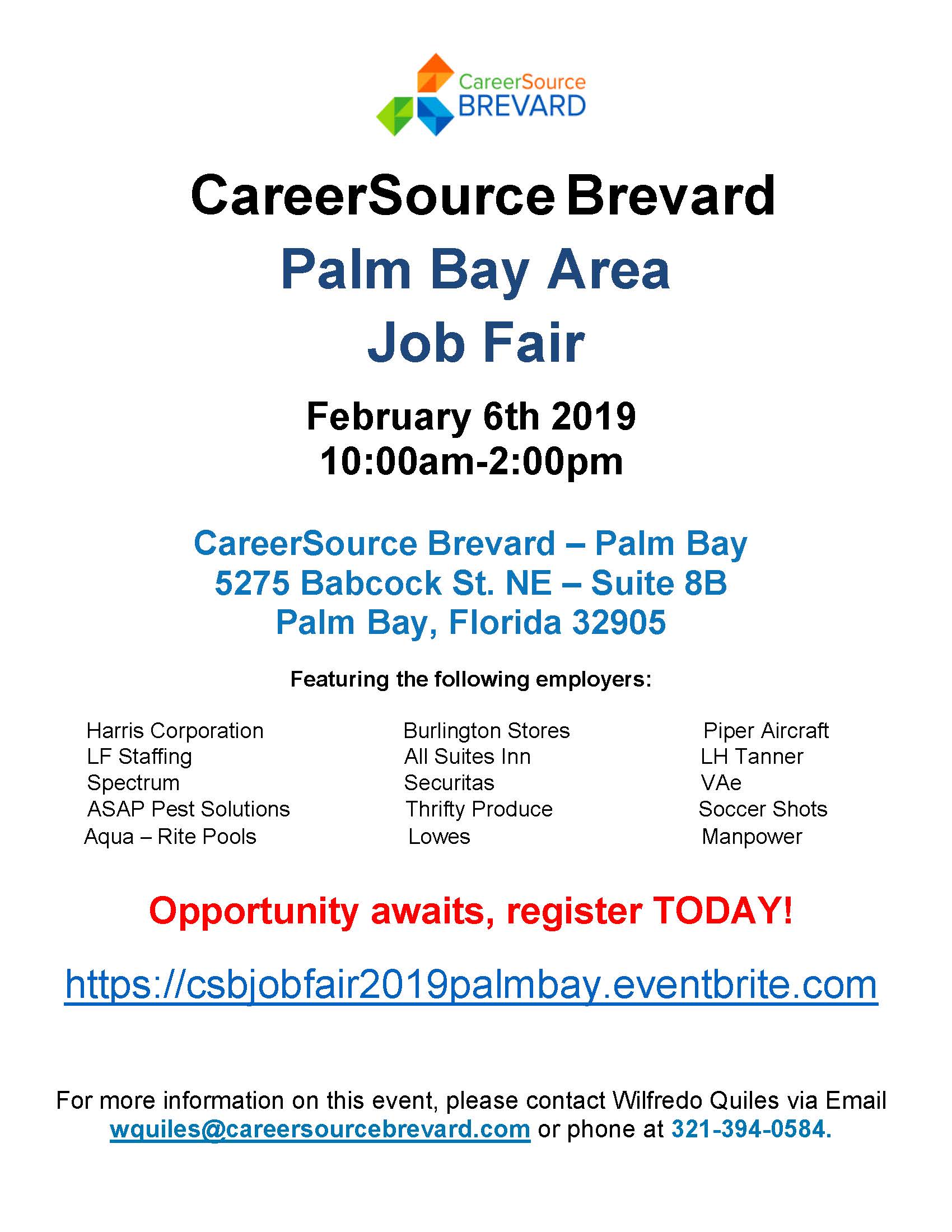 Palm Bay Area Job Fair Multiple Employers Palm Bay CareerSource