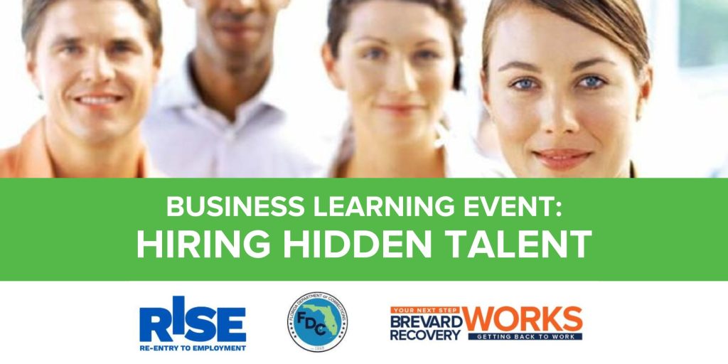 Business Learning Event: Hiring Hiddent Talent, group of professionals looking ahead